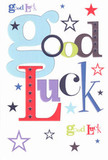 Overflowing with positivity, this good luck card harnesses the joyful energy that pulses through Becontree Heath. The words 'Good Luck' are etched in an exuberant variety of fonts and lively colours: sky blues, upbeat reds, moss greens, and striking purples intertwine across a bright white field. Whimsical stars, from regal navy to playful lilac and sunny lime, drift among the letters, evoking the feeling of dreams unfolding above the familiar rooftops and gardens of Becontree. Smooth and substantial to the touch, the card has the crisp, inviting texture of premium stock you'd expect from a local florist who takes pride in every detail. This card is the type you'd press gently into a friend's hand before a new chapter-a move, a school exam, or a fresh job at one of the nearby businesses-conveying not just luck, but the heartfelt optimism that defines our community spirit. Every aspect, from its captivating colours to its whimsical stars, serves as a visual cheer, wishing boundless opportunity to someone embarking on an exciting journey.